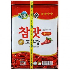 참맛 태양초 고추장(신송/17kg/말통) 