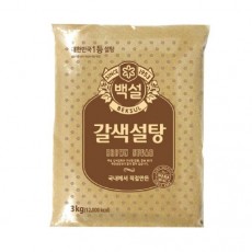 갈색설탕(백설/3kg) 과세(포함금액)